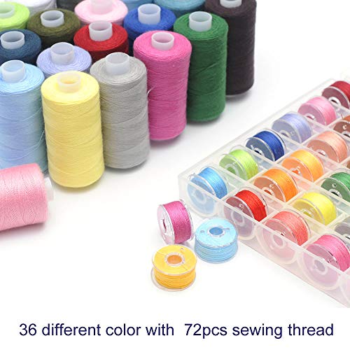 4 KEIMIX+Threads+Polyester+Prewound+Bobbins