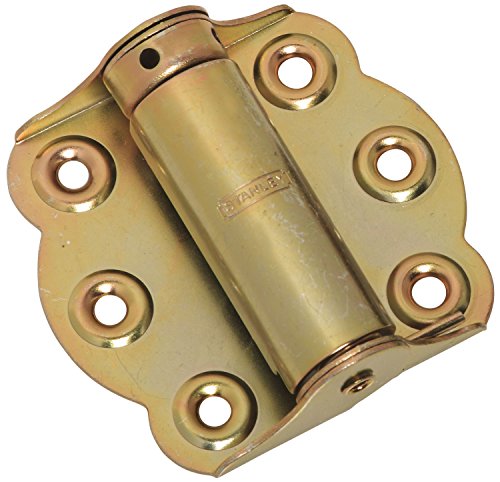 Stanley Hardware SP2154 Adjustable Tension Full Surface Screen Door SPring Hinge in Satin Brass Tone