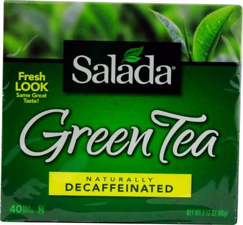 Salada Green Tea Naturally Decaffeinated -- 40 Tea Bags
