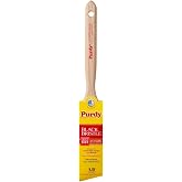 Purdy 144116015 Black Bristle Series Extra Oregon Angular Trim Paint Brush, 1-1/2 inch , White