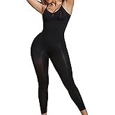 Takusun Full Body Shapewear for Women Tummy Control Bodysuit Waist Trainer Full Body Shaper Butt Lifting Capri Leggings