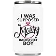 WECE I Was Supposed To Marry A Backstreet Boy Mug Water Bottle Stainless Steel Travel Mug Vacuum Insulated Coffee Beer Cup - 10.3 OZ