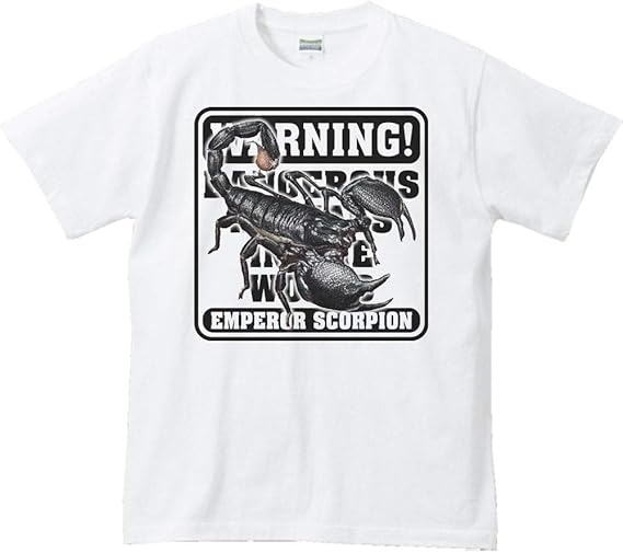 Amazon Co Jp エムワイディエス Myds ダイオウ サソリ 蠍 危険生物シリーズ 半袖tシャツ 服 ファッション小物