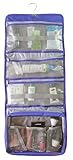 Lilliput Hanging Toiletry Bag and Cosmetic Organizer Extra Large YKK Zippers (Purple)