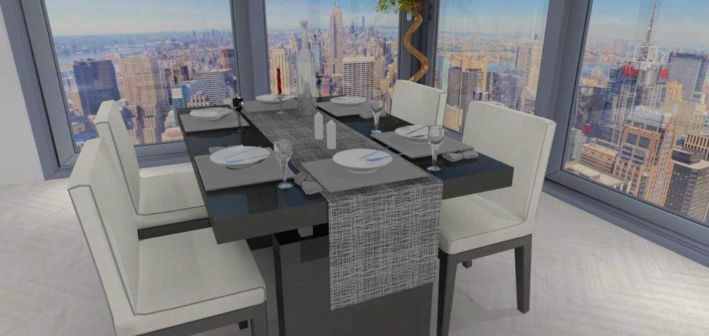 Soleil d'ocre 213800 Cotton Flat Sheet, polyester, Black, 40 X 180 cm