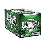 ICE BREAKERS Mints (Spearmint, Sugar Free, 1.5-Ounce Containers, Pack of 8)