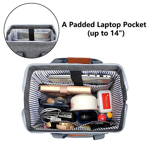 LUXJA Breast Pump Bag with Breastmilk Cooler Bag (Fits Four 5Ounce