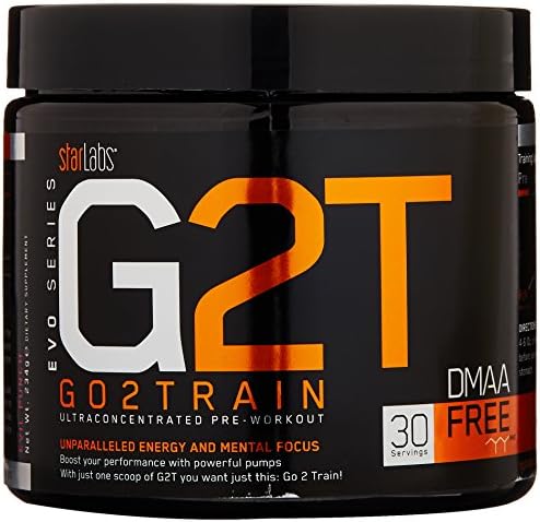 GO2TRAIN (G2T), Ultraconcentrated Pre Workout with Creatine Nitrate & Razberi-K for Power & Fat Burning, Evil Punch, 30 Servings