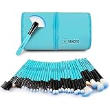 Professional Soft 32 Pcs Blue Vander Makeup Brush Set Cosmetic Eyebrow Shadow Brushes Lip