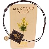 Westmon Works Faith of a Mustard Seed Bracelet Gift Set Scapular Adjustable Wrist Accessory with Holy Prayer Card