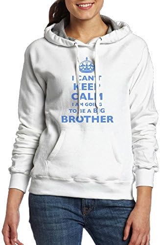 I Can't Keep Calm I Am Going To Be A Big Brother Women's Pocket Hoodie Sweatshirt Blouse