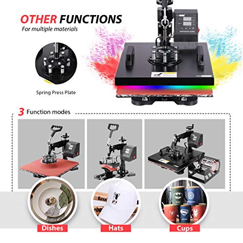 2 VIVOHOME+Multifunctional+Clamshell+Printing+Transfer