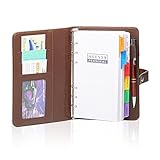 Deluxe Small Brown Padfolio with Snap-on Closure by BAGS FOR LESSTM
