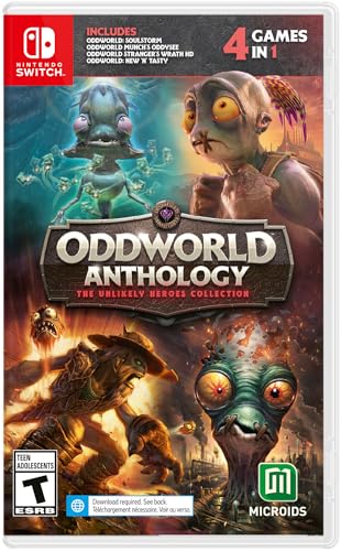 Nintendo Oddworld Anthology Unlikely Heroes Collection