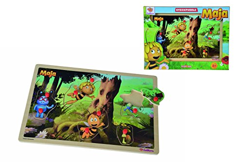 Eichhorn 109345403 - Biene Maja Steckpuzzle mit 9 Steckteilen, 30x20cm – Bild 3