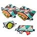 Nordic By Nature 4 Pack - Reusable Sandwich Bags Dishwasher Safe BPA Free - Durable Washable Quick Dry Cloth Baggies -Reusable Snack Bag School Lunches - Easy Open Zipper - (Mosaic Camo)