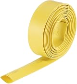 Sourcing Map Heat Shrink Tubing 14mm 2:1 Yellow 10ft 1000V view 1