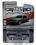 NEW 1:64 GREENLIGHT HOT PURSUIT SERIES 23 ASSORTMENT - 1991 FORD MUSTANG SSP - KENTUCKY STATE POLICE (GREY) Diecast Model Car By Greenlight