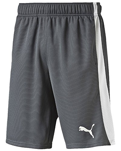 PUMA Men's Archive T7 Bermuda Shorts, Medium Gray Heather, Large