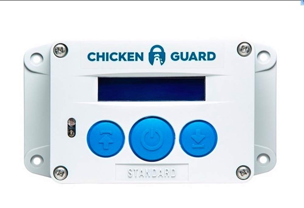 ChickenGuard Automatic Chicken Coop Door Opener; Lifts 1kg; Motor Only with Batteries - Door not Included (S5 Timer Only)