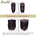 Amella Hair Brazilian Body Wave with Lace Frontal(14 16 18+12 Frontal) 8A 100% Unprocessed Brazilian Body Wave Frontal with Baby Hair Top Brazilian Virgin Hair Lace Frontal Closure Natural Color