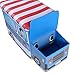 OVI Toys Storage Box Toy Bin Toy Chest Foldable Storage Seat - Ice Cream Truck