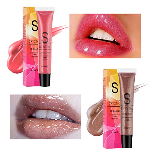 Ownest 6 Colors Glitter Liquid Lipstick Set, Shimmer Lip Gloss Set, Diamond Shinning Metallic Lipstick Waterproof Long Lasting Moisturizing Lip Gloss Face Eye Glow Makeup Kit(B) - Thumbnail 5