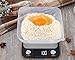Leandro Digital Food/Kitchen Scale,22 lb 10 kg,Large Gram Scale for Cooking and Baking,Large Backlit LCD Display,Sensitive Touch Function Key,Black,Batteries Included