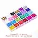 Beads for Bracelets, Anezus 7200 Pcs 4mm Pony Seed Beads Mini Bracelet Beads Small Glass Rainbow Beads for Bracelet Jewelry Making