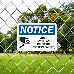 SmartSign "Notice - Video Surveillance in Use on