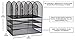 STYLISH Office Desk File Organizer – “Zero” Assembly - 33% more space - Perfect for paper filing, recipe, folders – Black Wire Mesh