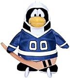 Disneys Club Penguin Series 11 Blue Hockey Player with Online Unlock Code 6 inch Plush