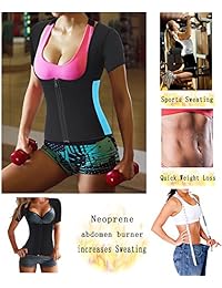 Chaleco de neopreno para sauna con mangas para dama