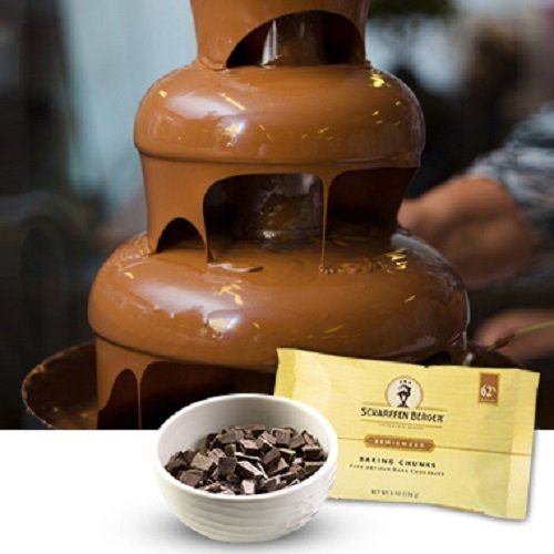 SCHARFEEN BERGER Baking Chocolate Chunks, Semisweet, 6 Ounce