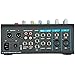 Tenuto Tech Portable Compact Mixer Audio Mixer Analog Mixer 6-Channel Profossional Analog Mixer Console With 3 Band EQ, 48V, DSP Effects MP3/USB/SD Card Playback & Recording System (6 channel)