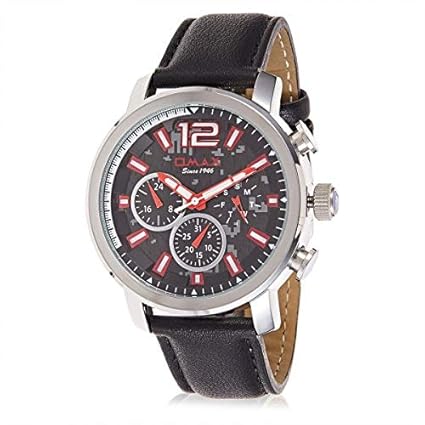 Analog Multifunction Black Dial Red Index Men�s Watch - GX15P22R