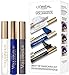 L'Oreal Paris Makeup Best of Voluminous Mascara Gift Set, Voluminous Lash Primer, Voluminous Original in Colbalt Blue and Voluminous Original in Black, 1 Kit