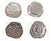 Metal Pirate Coins 144 Zinc Doubloon Replicas Fantasy Metal Coin Pirate Treasure Antique Finishes by Well Pack Box