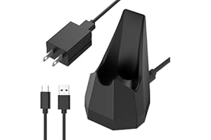 Rounkin Charging Dock Replacement for Manscaped 4.0 with USB-C Cable, Ac Adapter & Wireless Charging Dock, Wireless Charging Stand Base Compatible Manscaped Electric Groin Hair Trimmer(for 4.0)