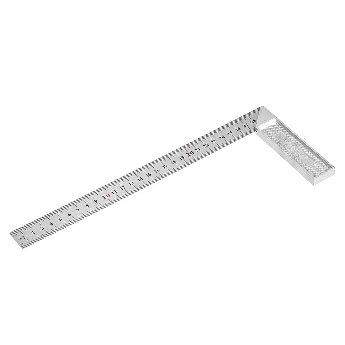 sourcing map Right Angle Ruler 300mm L Shape Woodworking Square Dual Side Scale Layout Measuring Tool for Woodworking, Engineer