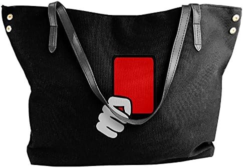 Ladies Red Card Referee Classic Laptop Tote Bag