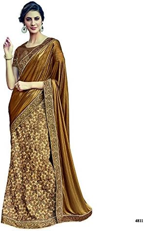 Mahotsav Party & Wedding Wear Beige Color Unstitched Lehenga Saree