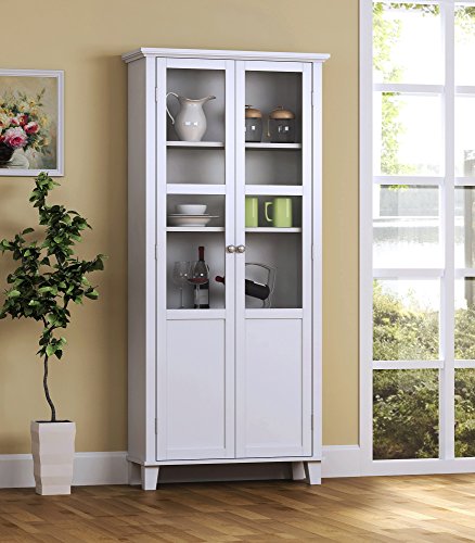 HOMESTAR 2 Door Storage Cabinet, White - Thumbnail 5