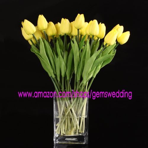 20pcs Tulip Flower Latex Real Touch For Wedding Décor Flower Best Quality KC453
