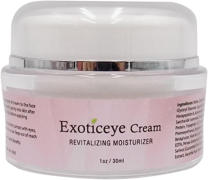 Exoticeye Cream - Revitalizing Moisturizer - Advanced Formula Restores Hydration and Youthful Glow to Skin