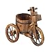 Wooden Bucket Bike Planter