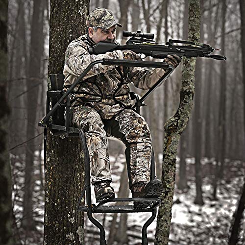 Rivers Edge RE661 Deluxe XT 1 Man Seat Lock On Deer Hunting Tree Ladder Stand - Thumbnail 3