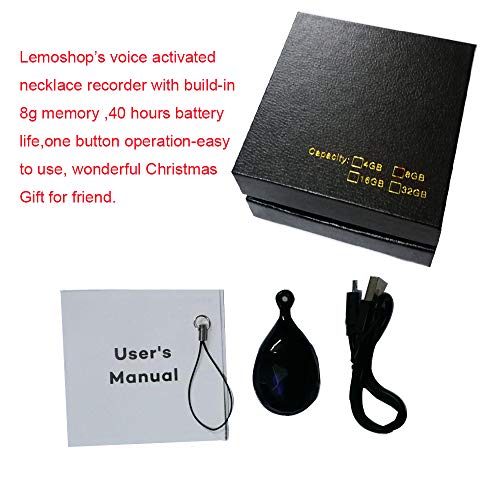 Digital Voice Activated Recorder Mini Voice Recorder Gift Box