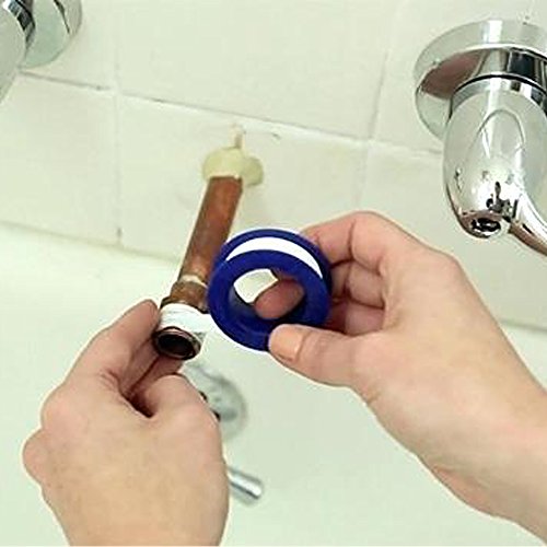 FJSM Teflon Tread Tape 10 Rolls Pipe Tape Thread Seal Tape 1/2" X 520 for PTFE Pipe Sealing Plumber Tape