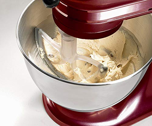 Beater Blade for KitchenAid 6-Quart Bowl Lift Stand Mixer，Plastic Flat Beater Paddle with Silicone Edges，Kitchenaid Accessory - Thumbnail 3